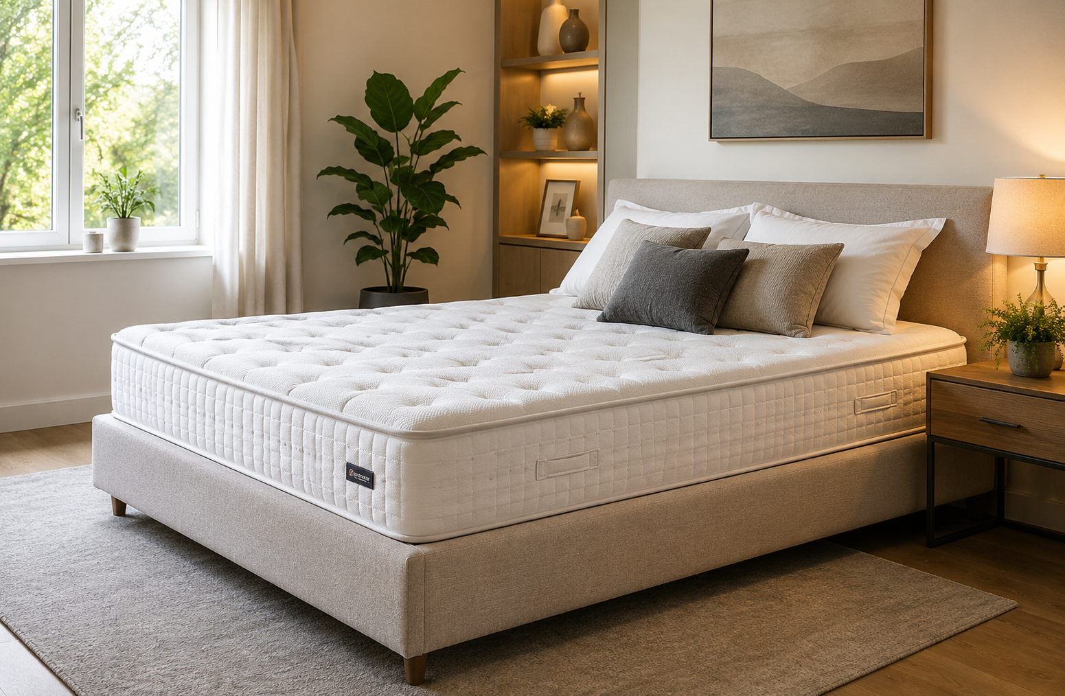 Net schoon gemaakt matras