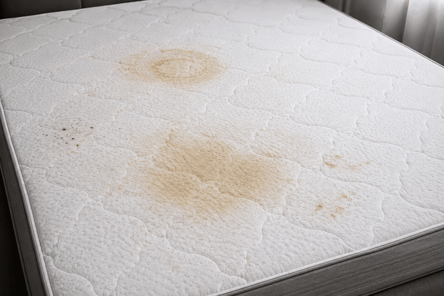 Vlekken uit matras verwijderen