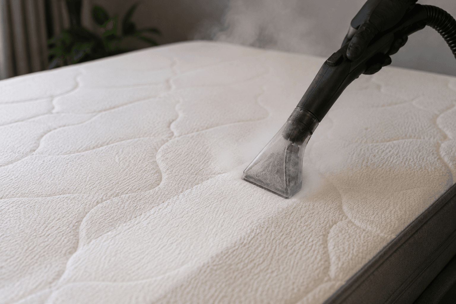 Matras reinigen met stoomreiniger