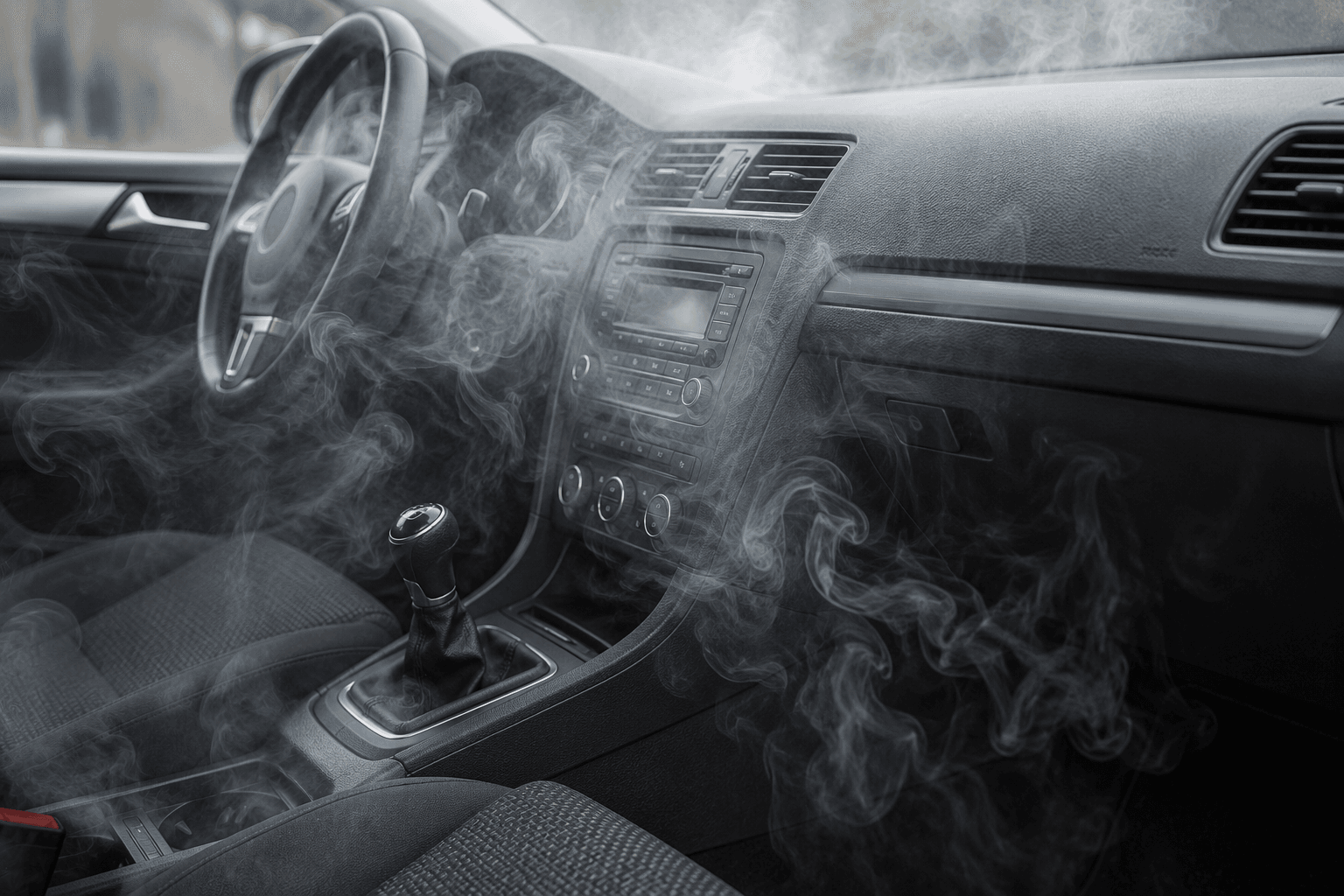 Rooklucht uit auto verwijderen interieur reiniging