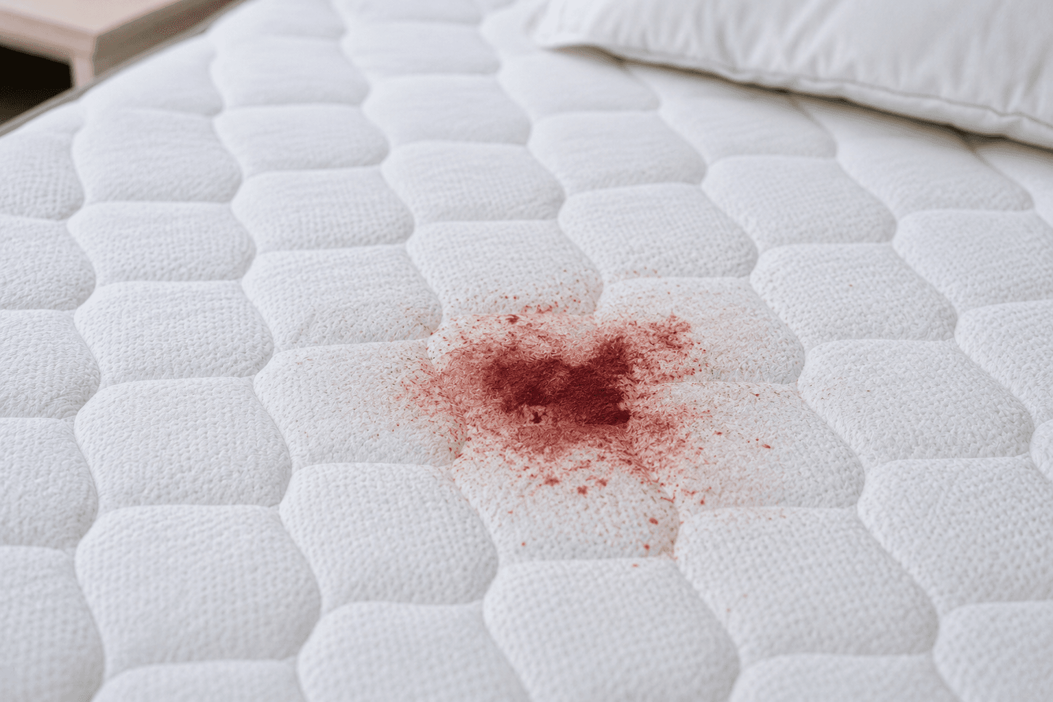 Bloedvlek uit matras verwijderen - Bankstelreinigers