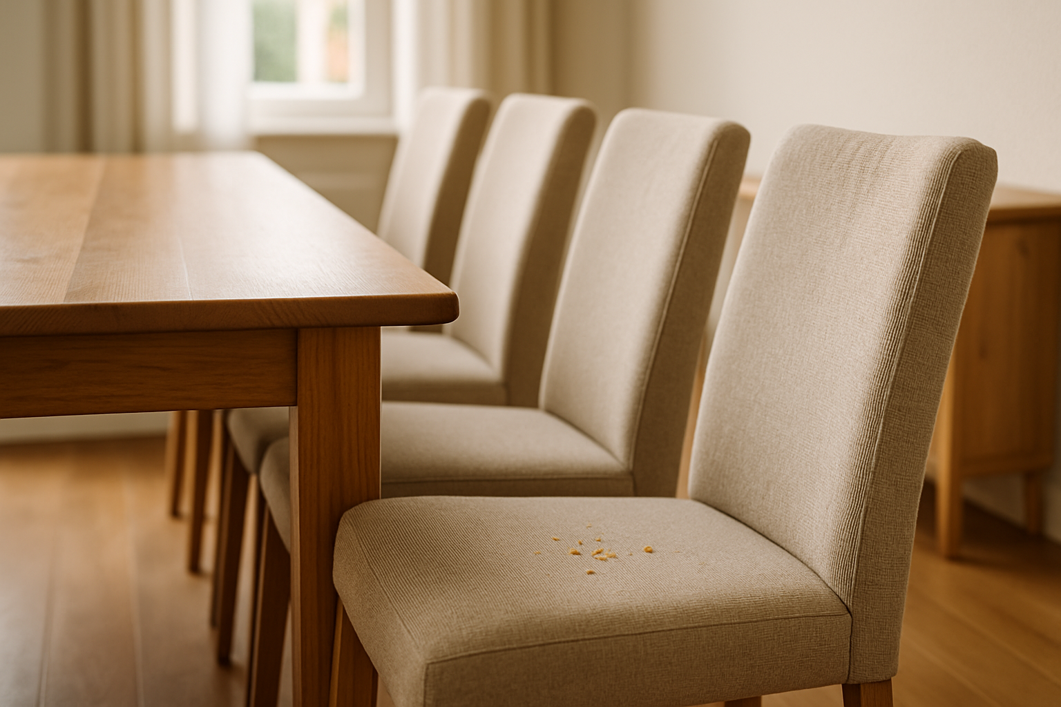 Eetkamerstoelen schoonmaken