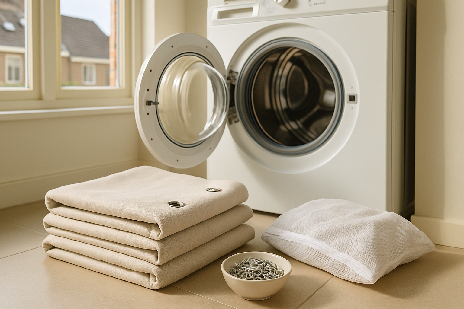 Gordijnen wassen