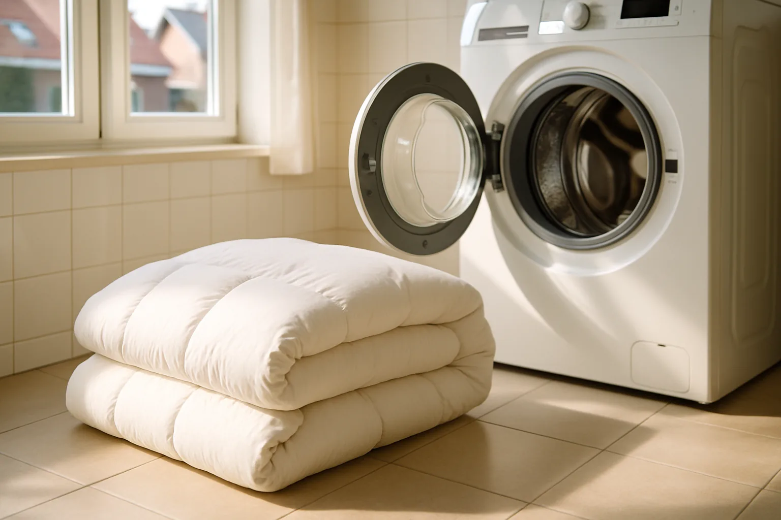 Dekbed wassen