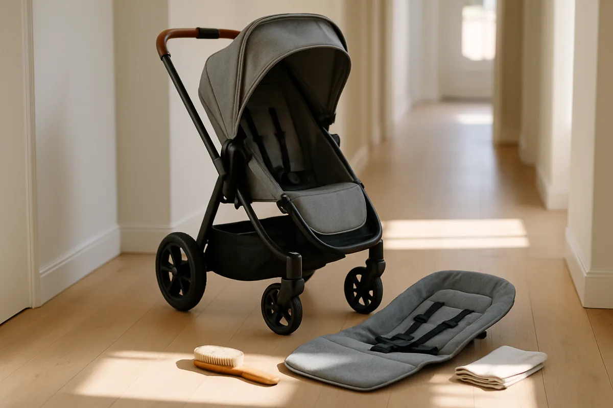 Kinderwagen schoonmaken