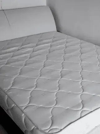 Yellowed mattress refreshed — after cleaning
